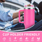 40OZ Large Capacity Insulated Cup Stainless Steel Thermos Bottle Cold and Hot Tumbler with Handle Portable Car Travel Mug 1200ML