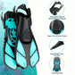 1 Pair Universal Adjustable Snorkeling Diving Fins