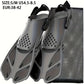 1 Pair Universal Adjustable Snorkeling Diving Fins