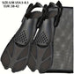 1 Pair Universal Adjustable Snorkeling Diving Fins