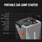 Car Jump Starter Electric Air Blower 8 in 1 Air Pump Power Bank Lighting Portable Speed Rotation Blowing Suction Leaf