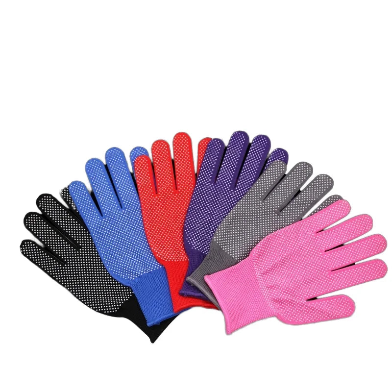 Wholesale Manufacturer 13 Needle Nylon Anti-Slip PVC Dot Bead and Anti-Static Safety Gloves Dust-Free Labor Protection Gloves