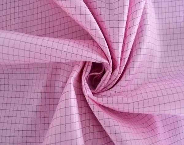 China Manufacturer Cleanroom Anti-static Safety Cloth Esd Fabric Pain Polyester 120gsm Esd Fabric for Safety Workwear