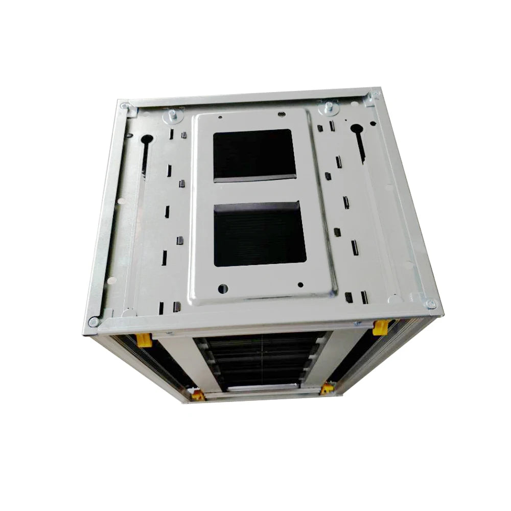 ESD Magazine Rack Supplier Cart Manufacturer Antistatic Black Metal Standing ESD PCB Storage Antistatic SMT Conductive Rack