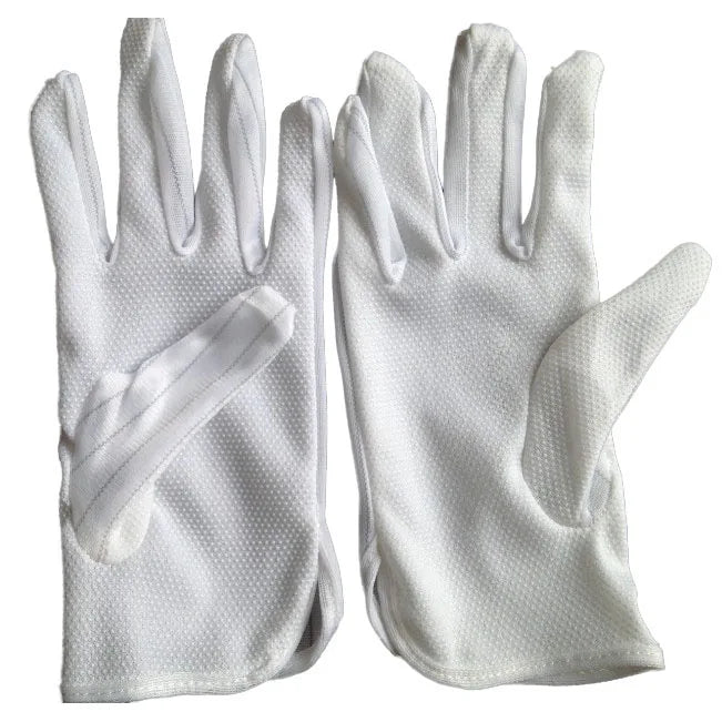 FR0306 Conductive Copper Fiber Glove PU Fingertip Coating Gloves