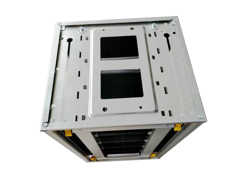 ESD Magazine Rack Supplier Cart Manufacturer Antistatic Black Metal Standing ESD PCB Storage Antistatic SMT Conductive Rack