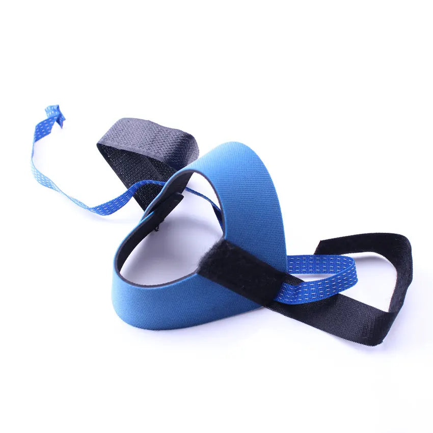 Blue Adjustable Rubber Conductive Anti-static Foot Strap ESD Heel Grounder Shoe Strap for Cleanroom