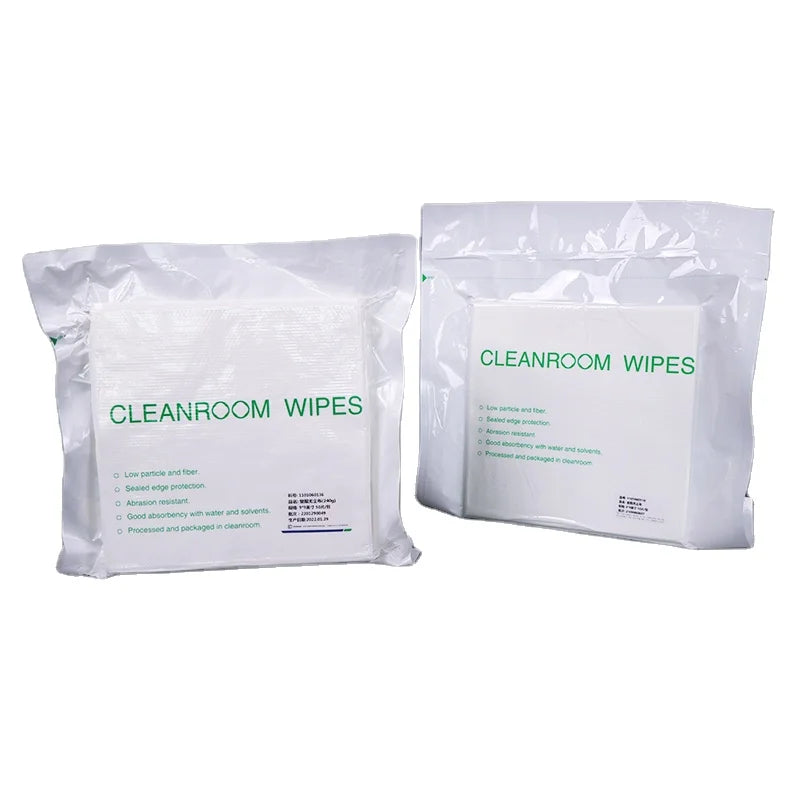 Manufacture Sterile Class 100 Dust Free 100% Polyester Cleanroom Wipers for Fab and Pharmacy Industrial
