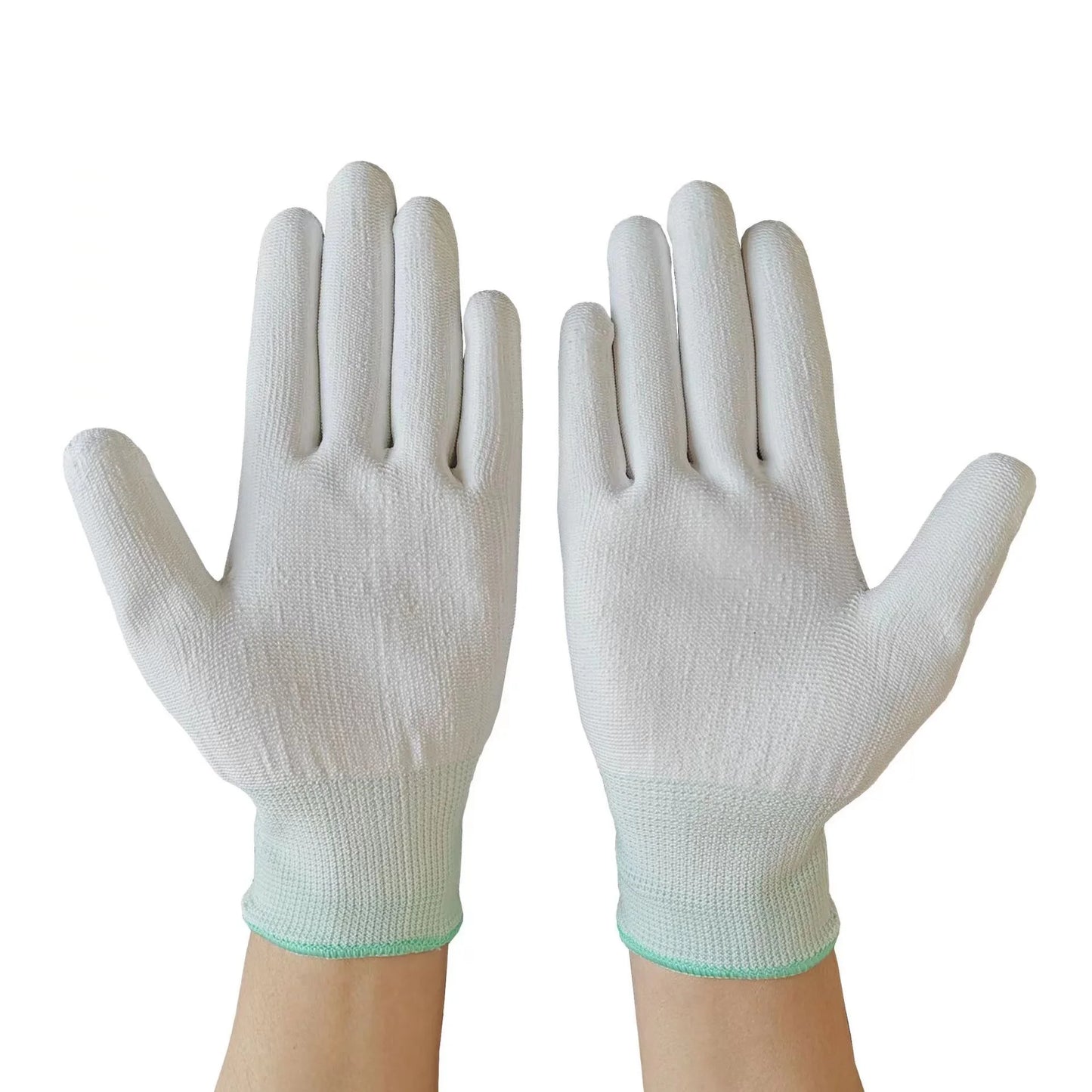 FR0304 ESD Nylon Glove with Carbon Fiber PU Plam Coating Gloves