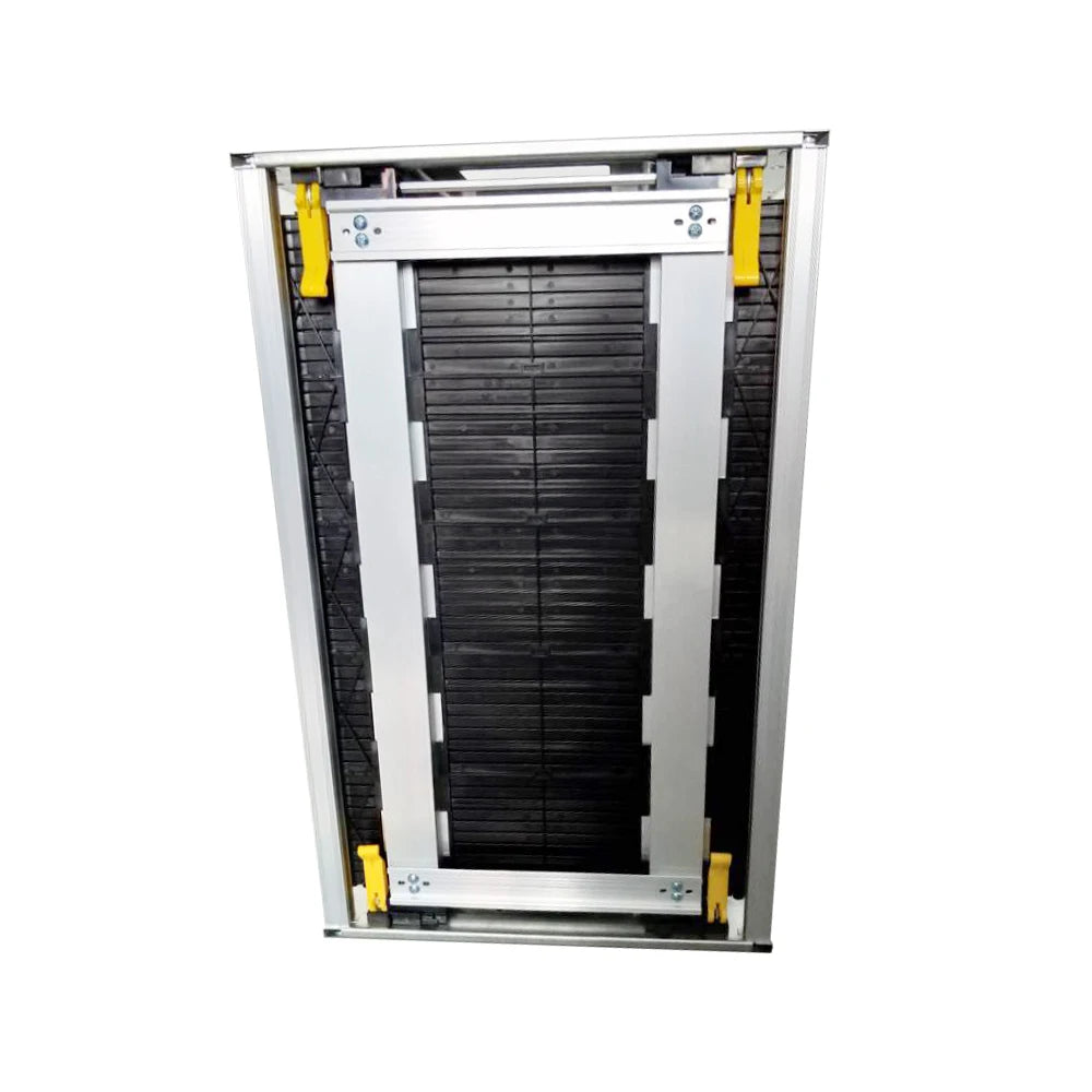 ESD Magazine Rack Supplier Cart Manufacturer Antistatic Black Metal Standing ESD PCB Storage Antistatic SMT Conductive Rack