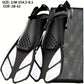 1 Pair Universal Adjustable Snorkeling Diving Fins