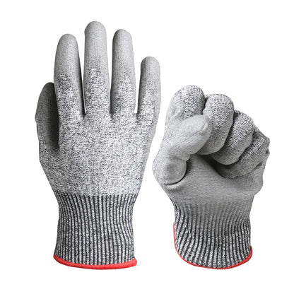 Heat and Cut Resistant Gloves Esd  Gloves Leather Manoplas  Light Gloves for Construction Long