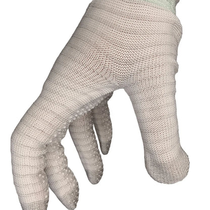 PVC Dotted Anti Slip Static Proof ESD Gloves Stripes Clean Room Anti Static Carbon Fiber ESD Glove for Electronic