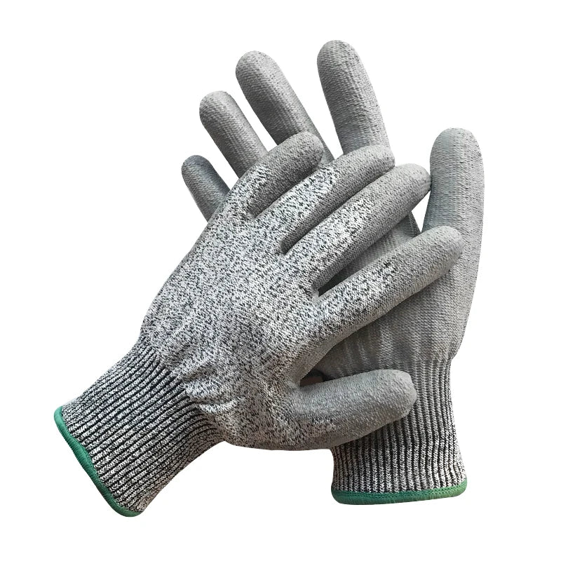 Heat and Cut Resistant Gloves Esd  Gloves Leather Manoplas  Light Gloves for Construction Long