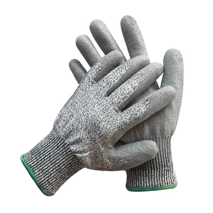 Heat and Cut Resistant Gloves Esd  Gloves Leather Manoplas  Light Gloves for Construction Long