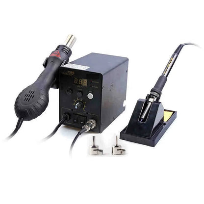 Rework 8586D Ferro De Solda Estacion De Soldadura Hot air Gun With Mobile Phone Repairing Soldr Hot air Soldering Station