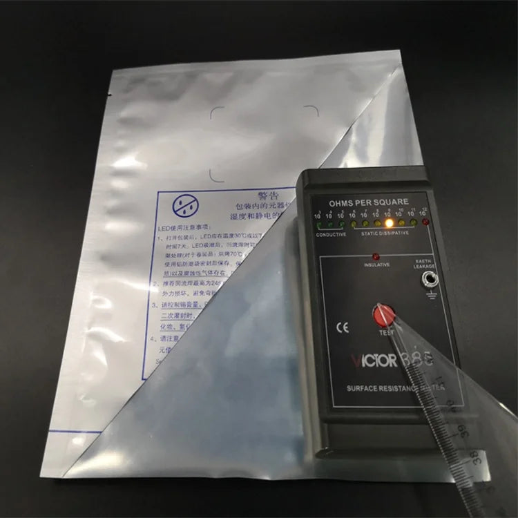 Aluminium Foil Esd Ziplock Plastic Bag Anti-static Bag