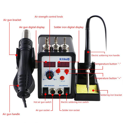 Good Service Supplier T210 Soldering Station Dual Soldering Station Soldering Aid Flexible Soldering Station