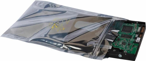 Custom Printed Translucent Electronic Packaging Metallic Laminated Static Shielding Esd Plastic Bag