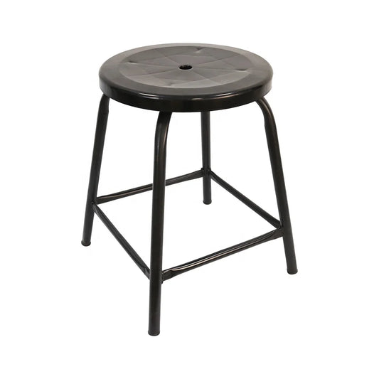 QXR Emebiol Q-FWSPP45 Wholesale 45 cm High PP Seat Durable Ergonomics Permanent Antistatic Metal Industrial Stool