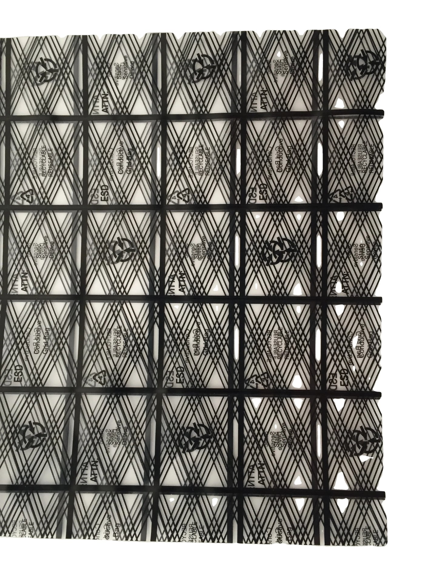 ESD Conductive Grid Bag Antistatic Shielding PE Bag for Electronic Products Plastic Bag