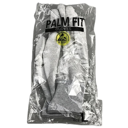ESD Carbon Fiber Antistatic Gloves PU Palm Fit Coated ESD Glove Antistatic