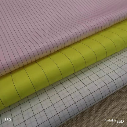 Low Price 2.5mm Fr Cotton Fiber Antistatic Type Esd Grid Conductive Nylon Fabric