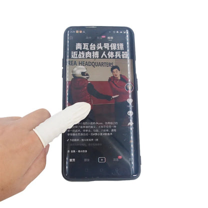 Disposable Latex Finger Guards Non-slip and Anti-static Beauty Manicure Fingertips Protector Cover Latex Finger Cots