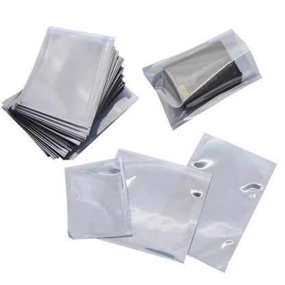 Custom Printed Translucent Electronic Packaging Metallic Laminated Static Shielding Esd Plastic Bag