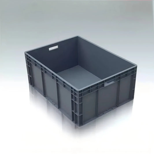 EU4312 Stackable Heavy Plastic Logistics Storage Box Reusable EU Turnover Bin Factory Price