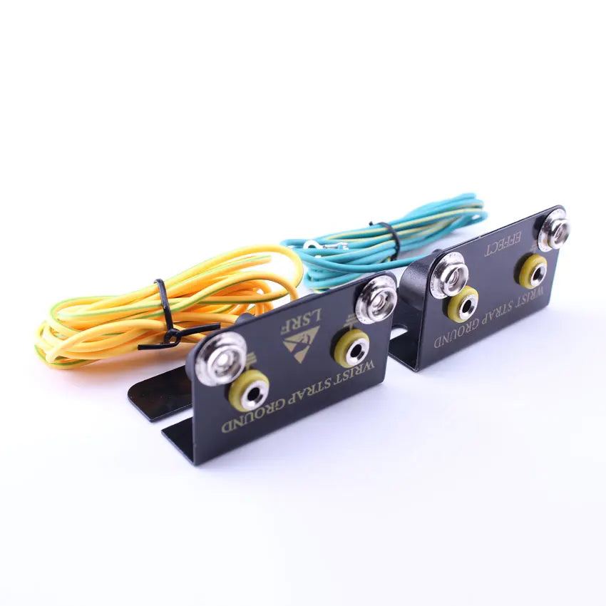 Smart Electronic Tool Dual Bench L Type ESD Wrist Strap Antistatic Plu ...