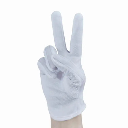 Yulan CTA12 Nylon PVC Polka Dot Gloves, Clean Room Electronics Industrial Anti-static Gloves Good Quality ESD Dotted Gloves