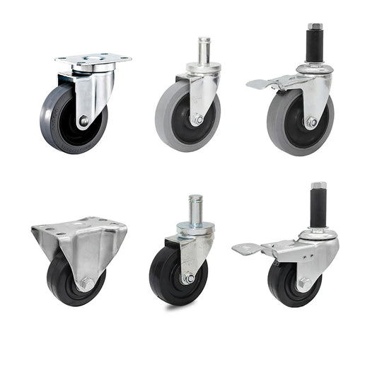 DLPO ESD Antistatic Trolley Chair Wheels Steel Wire Shelving Castors Industry Esd Conductive Anti Static Caster Wheel