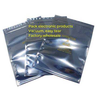 ESD Safe AntiStatic Shielding Bags for IC Chips PC Components Automotive PCB Storage Hot Stamping Auto ESD Shielding