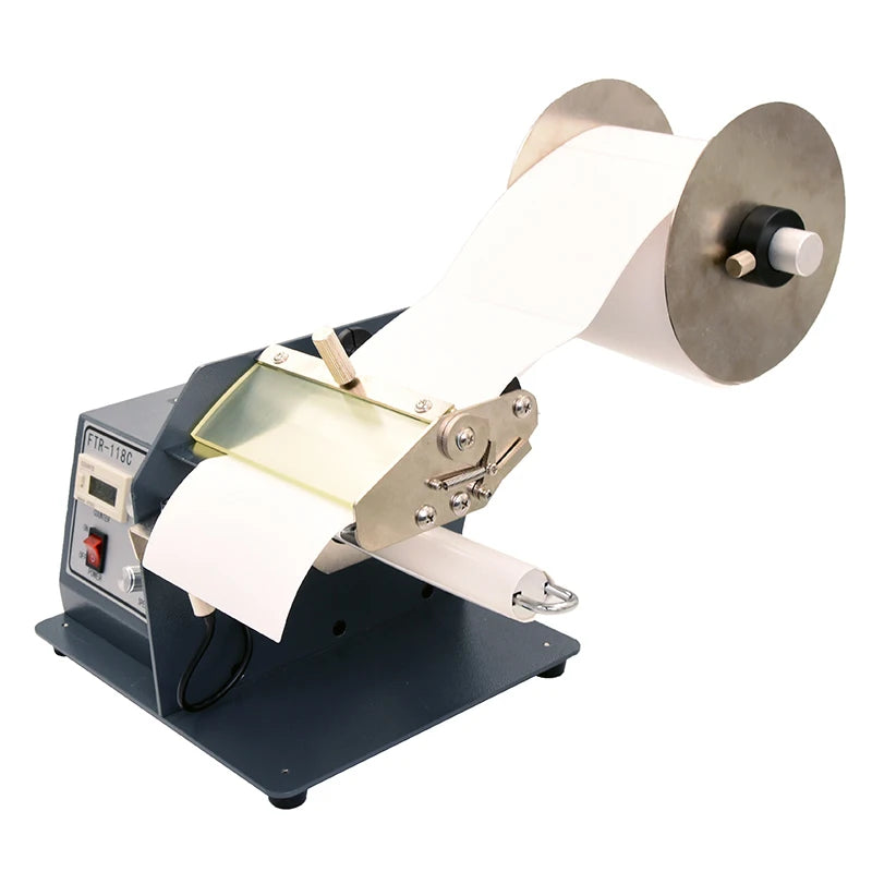 FTR-118C Automatic Label Dispenser with Counter,Photoelectric Sensor/Fiber Optic Sensor, Adjustable  Length Speed