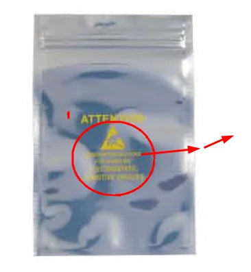ESD Safe AntiStatic Shielding Bags for IC Chips PC Components Automotive PCB Storage Hot Stamping Auto ESD Shielding