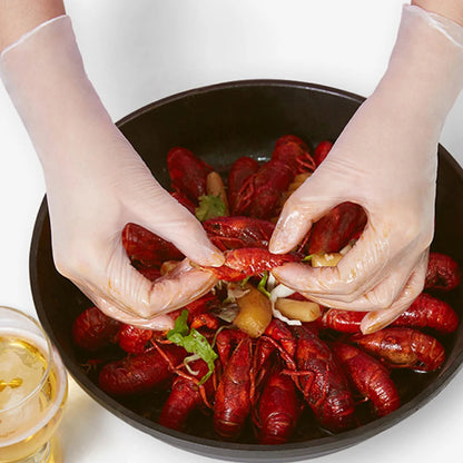 Disposable Biodegradable Plastic Gloves Pe Clear Color Plastic Gloves for Kitchen Restaurant