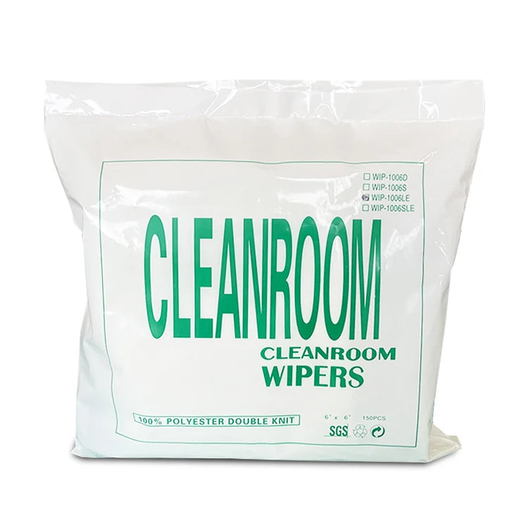 Class 100 ESD Cleanroom Wipes Microfiber Wiper Dust-Free Cloth Anti-Static Dust-Free Clothing Super Fine Cleanroom Wiper