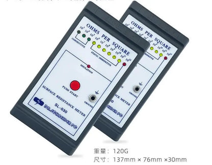 SL-030 Digital Surface Resistivity Tester ESD Testing Device Antistatic Surface Resistivity Meter Esd Tester