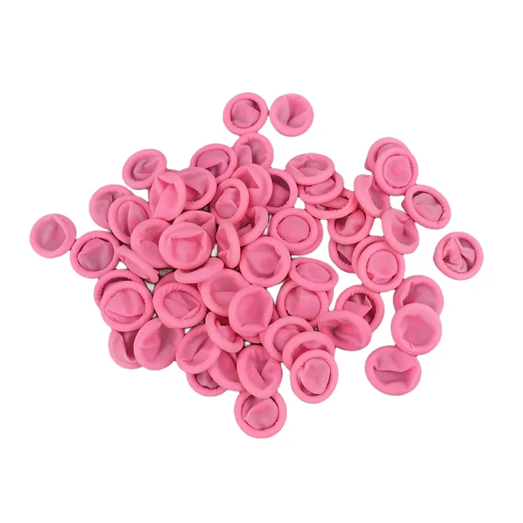 Finger Cots Supplier OEM 500g/Bag Latex Pink Finger Cot Safety Product Finger Cot Antistat