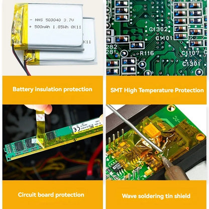 High Temperature Insulation Masking PI Film PCB Polyimide Tape