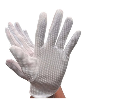 Yulan CTA12 Nylon PVC Polka Dot Gloves, Clean Room Electronics Industrial Anti-static Gloves Good Quality ESD Dotted Gloves