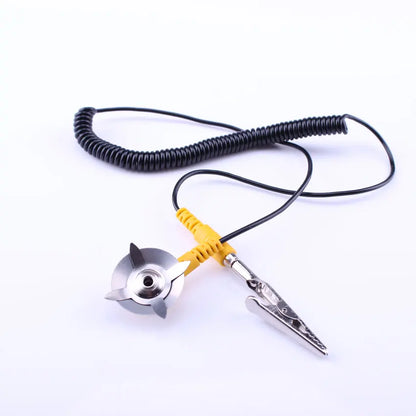 Esd Wire Green Yellow Antistatic Cleanroom Grounding Cord Earth Grounding Wire ...