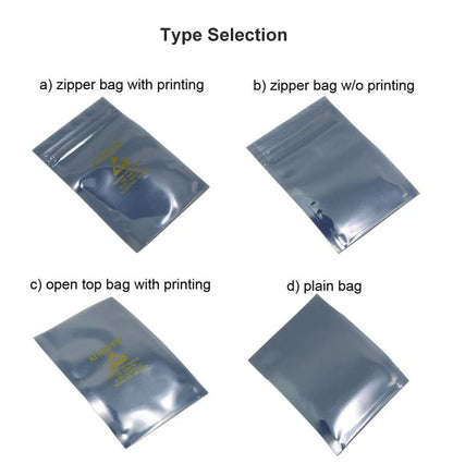 ESD Safe AntiStatic Shielding Bags for IC Chips PC Components Automotive PCB Storage Hot Stamping Auto ESD Shielding