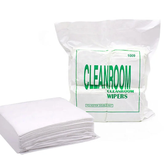 1000 Class Factory Supply Cleanroom 100% Polyester Wiper Wipes for Lab Electronics