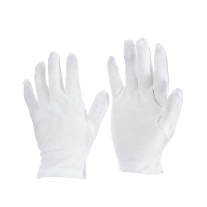 Original Factory White Cotton Knitted Gloves Quick Dry Safety Construction Work Gloves for Farm and Household Use